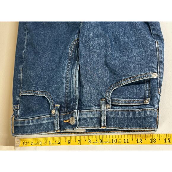 Everlane Jeans Womens 26S Blue The Way-High Slim Jean Stretch Denim Organic - Picture 8 of 10